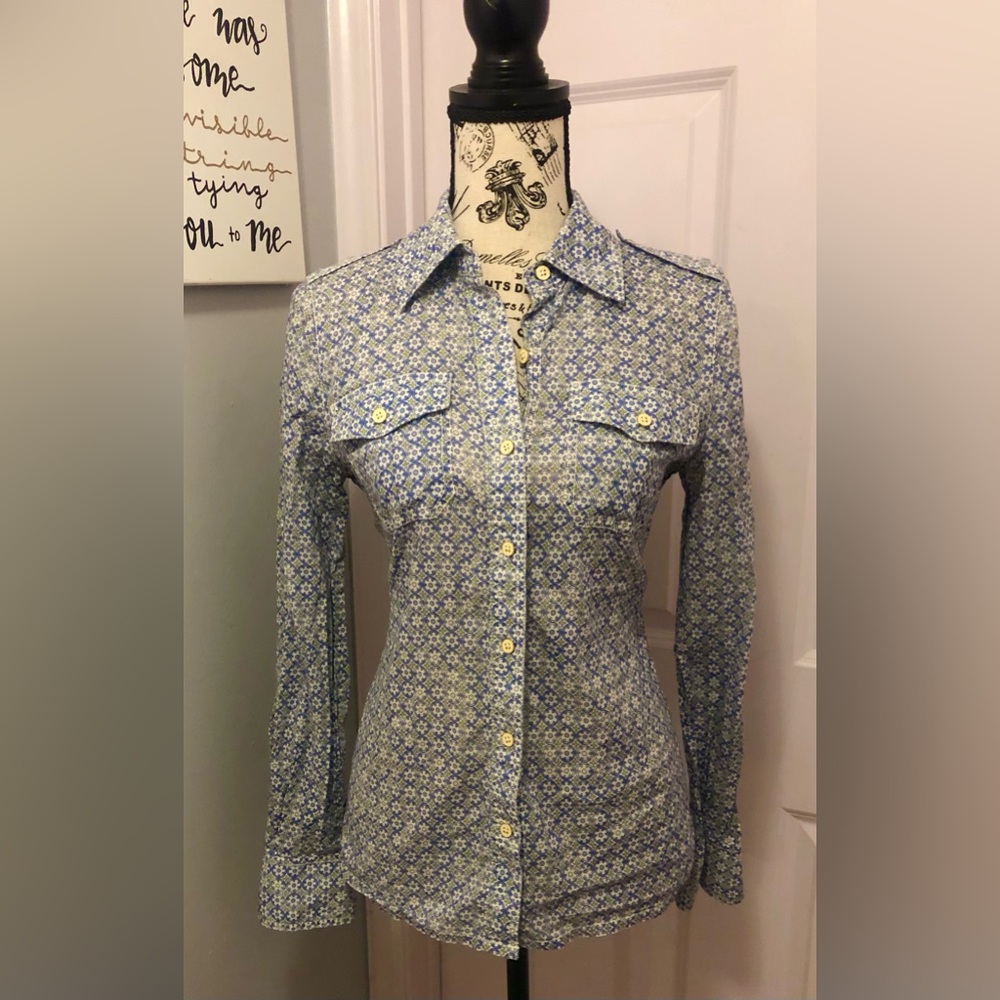 Tory Burch Roll Sleeve Shirt